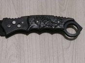 Ніж складний викидний Columbia 1641 "Морський коник" на кнопці 23.5см