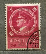 Поштові марки, рейх (1 шт). 55 років від...