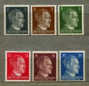 Поштові марки, рейх (6 шт)