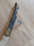 2Ж#20 Ніж складний легендарний Laguiole France накладки з рогуFrance