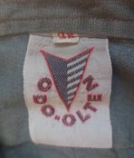Рубашка нательная Odo-Olten, хлопок, ворот 38, 60-e года, б/у, армия ВС Швейцария, под Вермахт