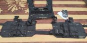 Тактический жилет- MOLLE на фастексах - Multicam black.