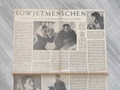 Лист німецької газети. Стаття "Sowjetmenschen...