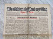 Лист газети Wesfalische Landeszeitung.
