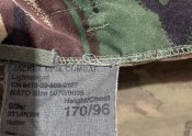 Кітель British Army 170/96 Woodland DP Lightweight