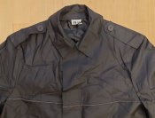 Плащ чёрный, дождевик+чехол, нейлон, размер 48-50, лёгкое б/у, 2003 г, армия ВС Швейцария