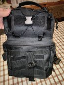 Тактический рюкзак-сумка однолямочный 15л...