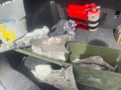 Уламки від С300 та нашого забитого літака