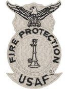 Рубашка - поло USAF Fire Protection. Тёмно-синяя. Р-р Large