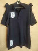 Рубашка - поло USAF Fire Protection. Тёмно-синяя. Р-р Large