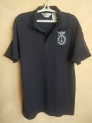 Рубашка - поло USAF Fire Protection. Тёмно-синяя. Р-р Large