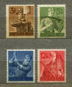 Поштові марки, рейх (4 шт) Служба праці Рейху