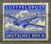 Поштова марка, рейх (1 шт) Авіапошта