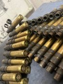 Лента з гільзами на Браунінг 12 мм на 70шт. Ленд-ліз…
