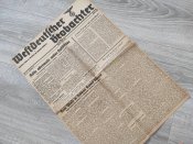 Лист газети Westdeutscher Beobachter.