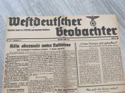 Лист газети Westdeutscher Beobachter.