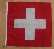 Флаг Швейцария, прапор однослойный на...