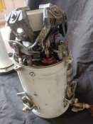 Р-73 ракета реактвний двигун. не горів (сопло, система керування елеронати та факелом вогню)