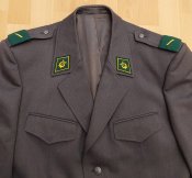 Китель музыканта + петлицы, погоны, п/ш, размер 54, 2007 г, лёгкое б/у, армия ВС Швейцария