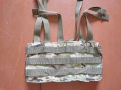 Тройной подсумок под магазины. молле. multicam