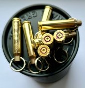 Брелок из гильзы 223  rem с лазерной гравировкой