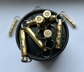 Брелок из гильзы 223  rem с лазерной гравировкой
