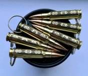 Брелок из 7,62 NATO с лазерной гравировкой (1 шт.)