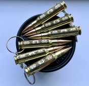 Брелок из 7,62 NATO с лазерной гравировкой (1 шт.)
