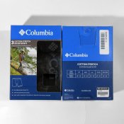 Чоловічі труси-боксери Columbia Stretch-Performance Boxer Briefs чорні XL [упаковка 3 шт.]