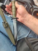 Військовий бойовий ніж glock coltello fm...