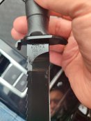Військовий бойовий ніж glock coltello fm 81 bfg - colore nero.