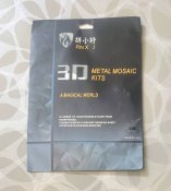 Металевий пазл Tank T-34 3D Metal Model Kit