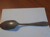 Ложка луженная "Киевметаллолит" с графити НЛХ-1941