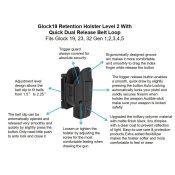 Кобура Glock 19 Omitac