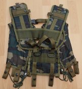 Жилет тактический штурмовой, разгрузка, камуфляж, лёгкое б/у, Южная Корея