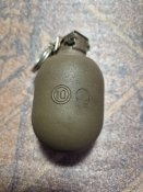 Болгарская  граната GHO-1 RDX.  Макет.