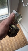 Дві шкляних чорнильниці