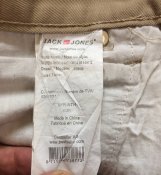 Шорти light khaki Jack Jones, розмір L
