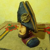 Статуетка ( погруддя) французького військового 19 століття. Важкий полімер.