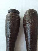 2 корпуса минометных мин + одна заглушка .