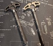 Рукоятка взведения, рычаг взвода Armaspec Victory для AR15. Песочные