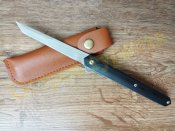 Ніж складаний M390 Black на підшипниках Фліппер танто з чохлом