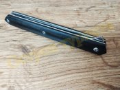 Ніж складаний M390 Black на підшипниках Фліппер танто з чохлом