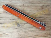 Нож складной M390 Brown на подшипниках Флиппер танто с чехлом