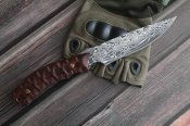 Мисливський ніж Дамаск 24 см (1102)