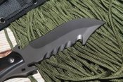 Тактичний ніж Falcon black 24 см стропоріз склобій (1009)
