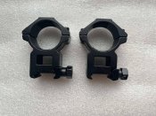 Кільця Discovery Scope Mount Rings (30 мм) High на Weaver/Picatinny