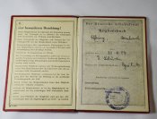 Членская книжка "DAF" «Немецкий рабочий фронт»