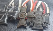 Колодка ветерана. Железный крест 2, КВК2, Гинденбург.