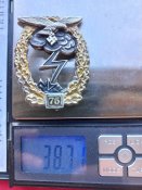 Знак наземный бой Люфтваффе за 75 атак